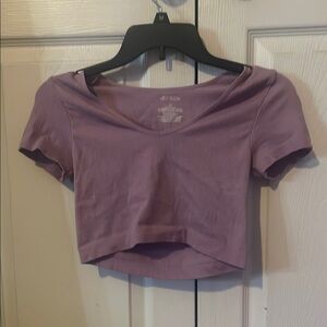 Women's Purple Crop Top